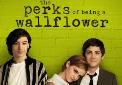 With emma watson and ezra miller, main character Logan lerman 